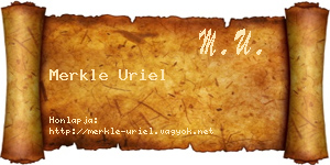 Merkle Uriel névjegykártya